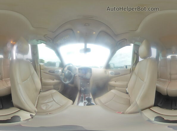 5N1DR2MN0HC626954 2017 NISSAN PATHFINDER Белый Панорамный вид салона 360°
