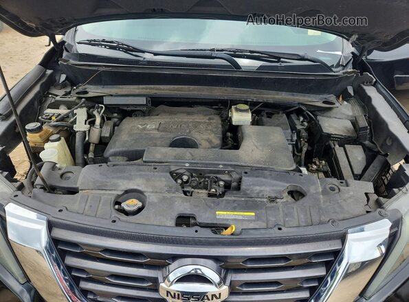 5N1DR2MN0HC658657 2017 NISSAN PATHFINDER Black Vista del compartimento del motor