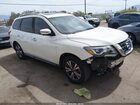 2017 Nissan Pathfinder Sl White vin: 5N1DR2MN0HC907328
