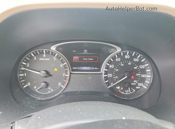 5N1DR2MN0JC662729 2018 NISSAN PATHFINDER White Instrument cluster view
