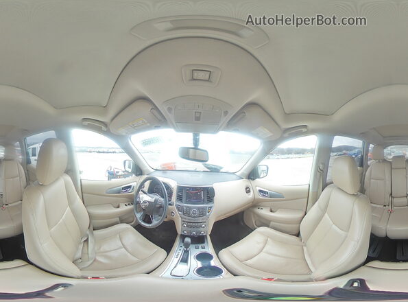 5N1DR2MN0JC662729 2018 NISSAN PATHFINDER White 360 interior view