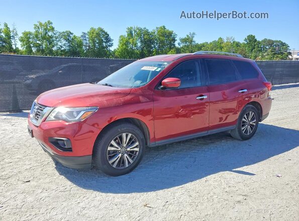5N1DR2MN0KC593803 2019 NISSAN PATHFINDER Red Front left
