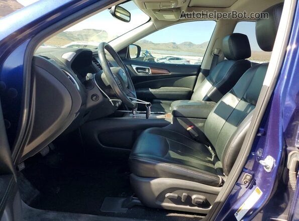 5N1DR2MN1HC614389 2017 NISSAN PATHFINDER Синий Вид салона спереди