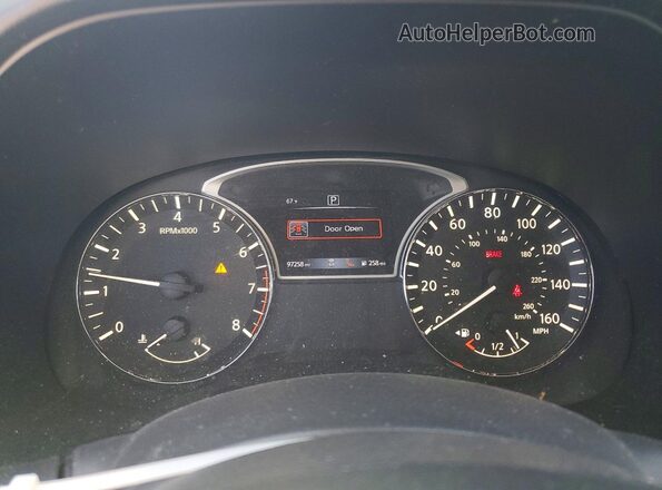 5N1DR2MN1HC614389 2017 NISSAN PATHFINDER Синий Вид щитка приборов