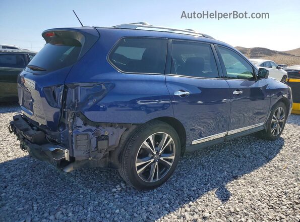 5N1DR2MN1HC614389 2017 NISSAN PATHFINDER Синий Задняя правая четверть