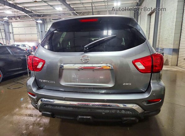 5N1DR2MN1HC647893 2017 NISSAN PATHFINDER Серый Вид сзади