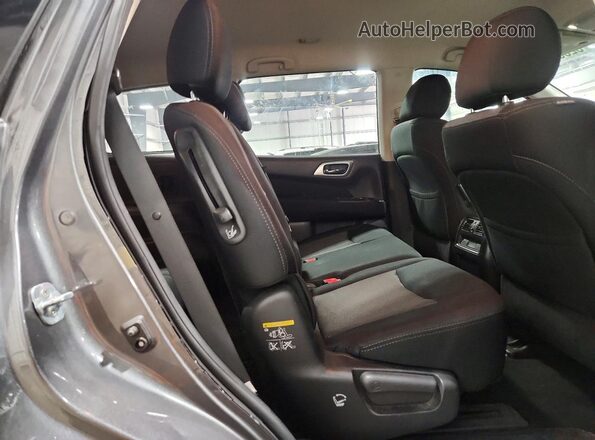 5N1DR2MN1HC647893 2017 NISSAN PATHFINDER Серый Вид задней части салона