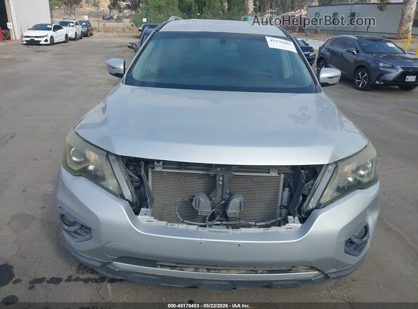 5N1DR2MN1HC649823 2017 NISSAN PATHFINDER Silver Vista interior trasera