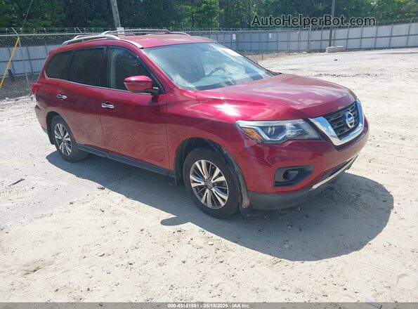 5N1DR2MN1JC640285 2018 NISSAN PATHFINDER Red Przód prawy
