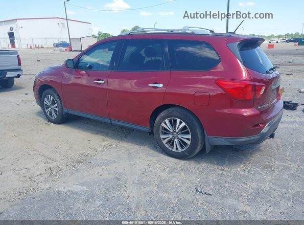 5N1DR2MN1JC640285 2018 NISSAN PATHFINDER Red Tył lewy