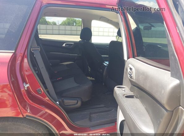 5N1DR2MN1JC640285 2018 NISSAN PATHFINDER Red Widok naklejki z numerem VIN