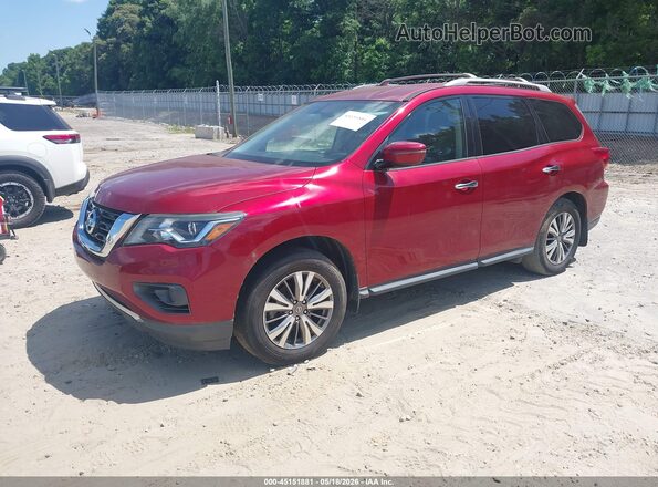 5N1DR2MN1JC640285 2018 NISSAN PATHFINDER Red Przód lewy