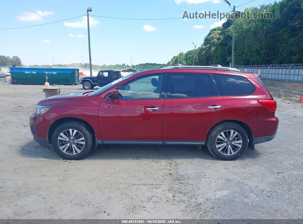 5N1DR2MN1JC640285 2018 NISSAN PATHFINDER Red 