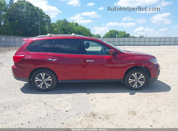 5N1DR2MN1JC640285 2018 NISSAN PATHFINDER Red Widok wnętrza 360 stopni