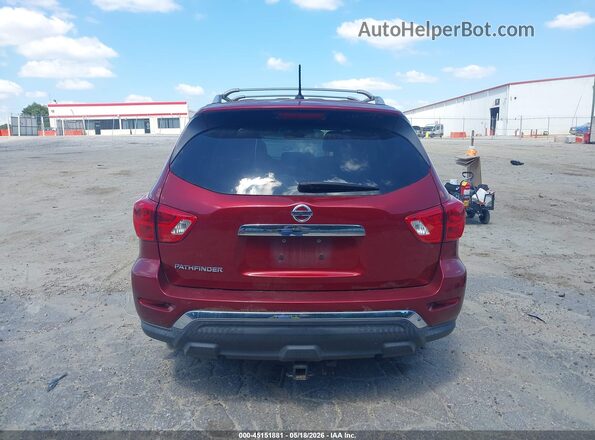 5N1DR2MN1JC640285 2018 NISSAN PATHFINDER Red 