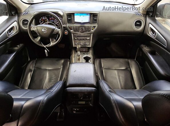 5N1DR2MN1KC643723 2019 NISSAN PATHFINDER Blue წინა პანელის ხედი
