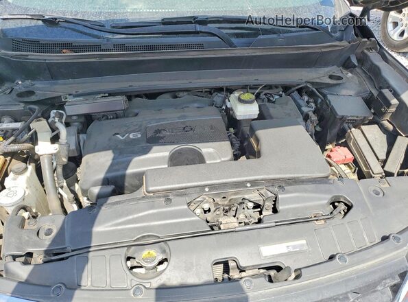 5N1DR2MN2HC620122 2017 NISSAN PATHFINDER Black Vista del compartimento del motor