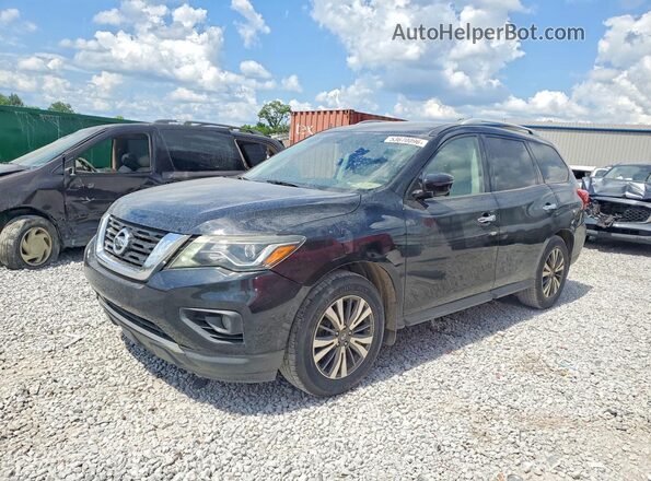 5N1DR2MN2HC620122 2017 NISSAN PATHFINDER Black Vista tres cuartos delantera izquierda