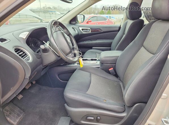 5N1DR2MN2HC673127 2017 NISSAN PATHFINDER Silver Vista interior delantera