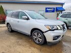2017 Nissan Pathfinder Sv Silver vin: 5N1DR2MN2HC673127