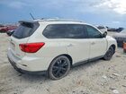 2017 Nissan Pathfinder Platinum White vin: 5N1DR2MN2HC694835
