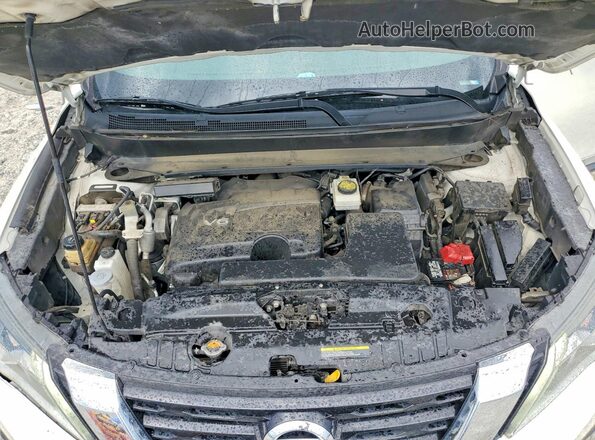 5N1DR2MN2HC694835 2017 NISSAN PATHFINDER White Vista del compartimento del motor