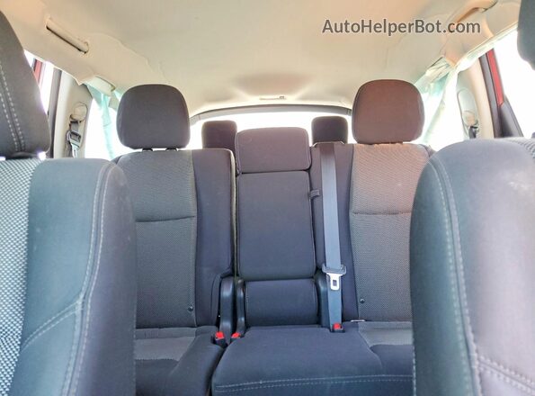 5N1DR2MN2HC698657 2017 NISSAN PATHFINDER Red უკანა სავარძლების ხედი