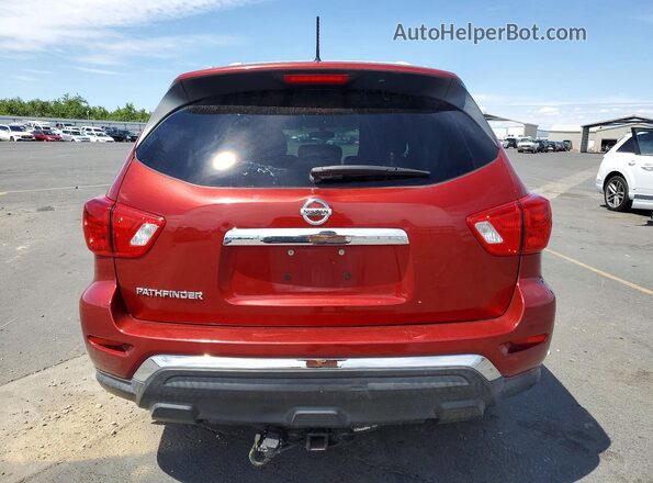 5N1DR2MN2HC698657 2017 NISSAN PATHFINDER Red უკანა ხედი