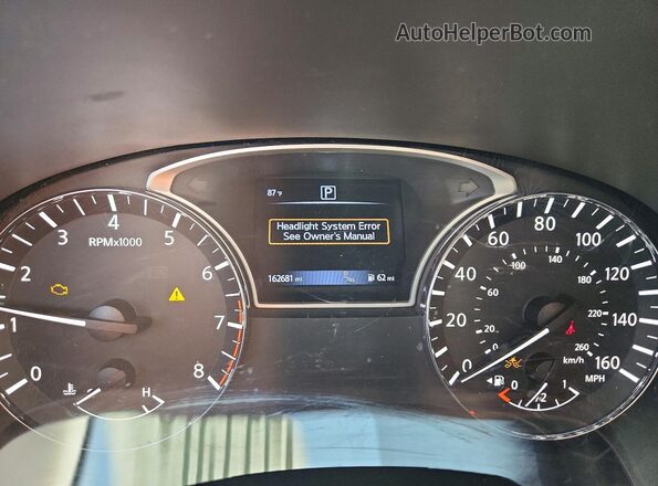 5N1DR2MN2HC906987 2017 NISSAN PATHFINDER Black Вид щитка приладів