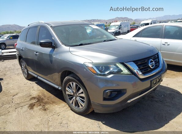 5N1DR2MN2JC607022 2018 NISSAN PATHFINDER Gray Delantero derecho
