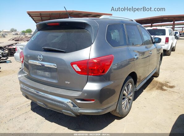 5N1DR2MN2JC607022 2018 NISSAN PATHFINDER Gray Trasero derecho