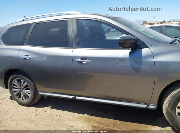 5N1DR2MN2JC607022 2018 NISSAN PATHFINDER Gray Vista interior trasera