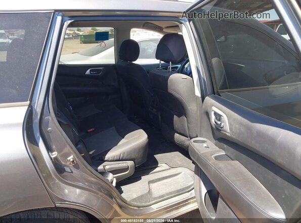 5N1DR2MN2JC607022 2018 NISSAN PATHFINDER Gray Vista de la etiqueta del VIN
