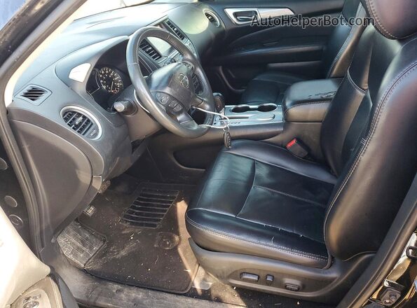 5N1DR2MN2JC621888 2018 NISSAN PATHFINDER Black Вид салону спереду