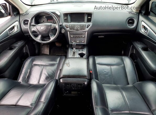 5N1DR2MN2JC621888 2018 NISSAN PATHFINDER Black Вид панелі приладів