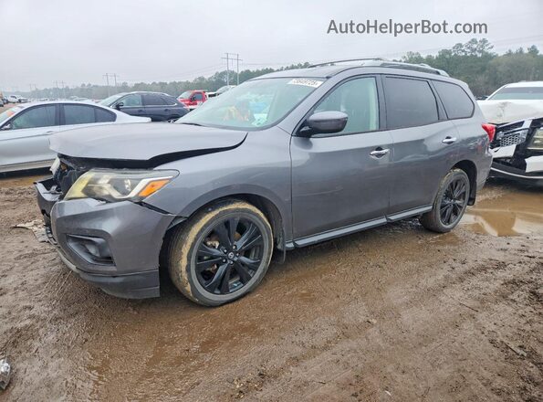 5N1DR2MN2KC631063 2019 NISSAN PATHFINDER Gray Առջևի ձախ երեք քառորդ տեսարան