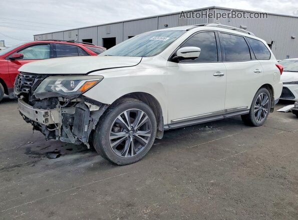5N1DR2MN3HC629766 2017 NISSAN PATHFINDER White Przód lewy