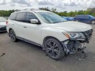 2017 Nissan Pathfinder Platinum White vin: 5N1DR2MN3HC629766