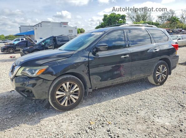 5N1DR2MN3HC674741 2017 NISSAN PATHFINDER Black Передня ліва чверть