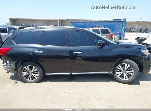 5N1DR2MN3HC905489 2017 NISSAN PATHFINDER Black Widok wnętrza z tyłu