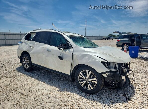 5N1DR2MN3JC613122 2018 NISSAN PATHFINDER Белый Передняя правая четверть