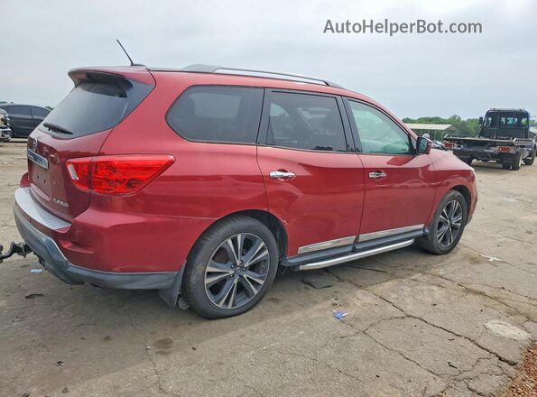 5N1DR2MN3JC637971 2018 NISSAN PATHFINDER Красный Задняя правая четверть