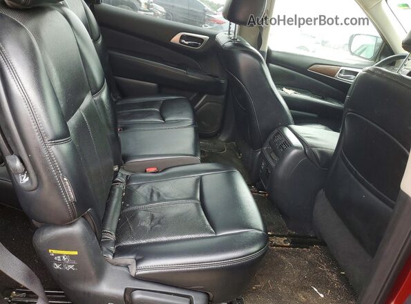 5N1DR2MN3JC637971 2018 NISSAN PATHFINDER Красный Вид задних сидений