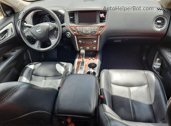5N1DR2MN3KC593620 2019 NISSAN PATHFINDER Серый Вид панели приборов
