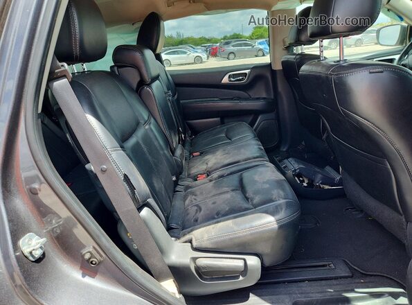5N1DR2MN3KC593620 2019 NISSAN PATHFINDER Серый Вид задней части салона