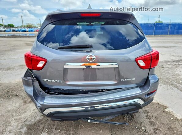 5N1DR2MN3KC593620 2019 NISSAN PATHFINDER Серый Вид сзади