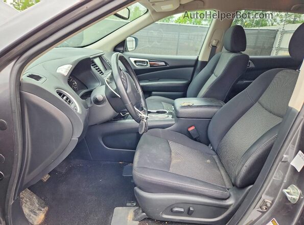 5N1DR2MN3KC631282 2019 NISSAN PATHFINDER Gray Вид салону спереду