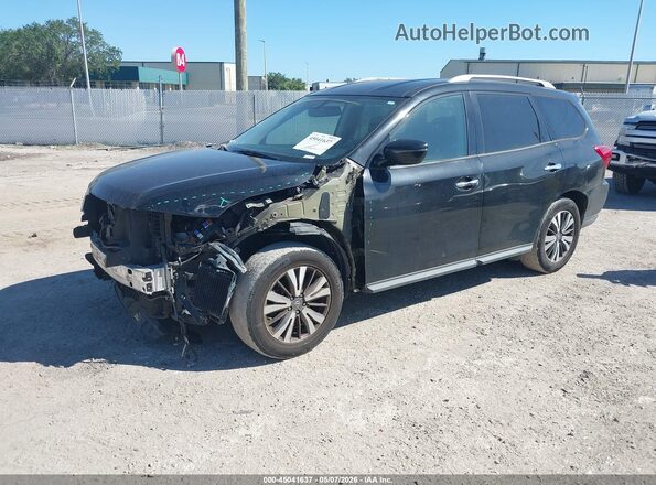 5N1DR2MN4HC612099 2017 NISSAN PATHFINDER Черный Передняя левая четверть