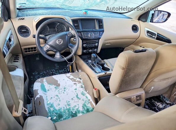 5N1DR2MN4HC679379 2017 NISSAN PATHFINDER Черный Вид панели приборов