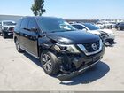 2018 Nissan Pathfinder Sv Черный vin: 5N1DR2MN4JC610438